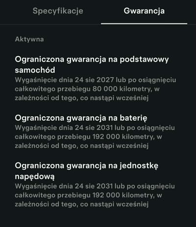 Tesla Model 3 Long range rwd - zdjęcie od sprzedającego